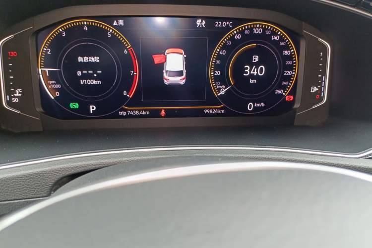 Used Volkswagen T-ROC 2019 280TSI DSG Four-Wheel Drive Luxury Version China V Standard Odometer Close Up