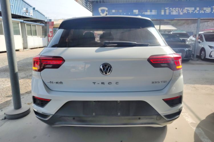 Used Volkswagen T-ROC 2019 230TSI DSG Two-Wheel-Drive Advanced Version China VI Standard Rear