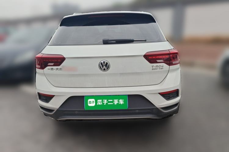 Used Volkswagen T-ROC 2019 280TSI DSG Four-Wheel Drive Comfort Version China V Emission Standard Rear