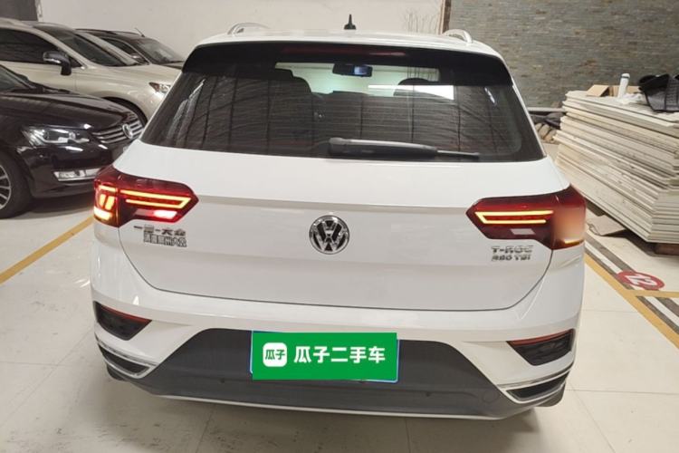 Used Volkswagen T-ROC 2019 280TSI DSG Two-Wheel-Drive Luxury Version China V Emission Standard Rear