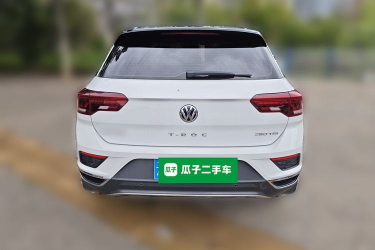 Used Volkswagen T-ROC 2019 280TSI DSG Two-Wheel Drive Comfort Version China VI Standard Rear