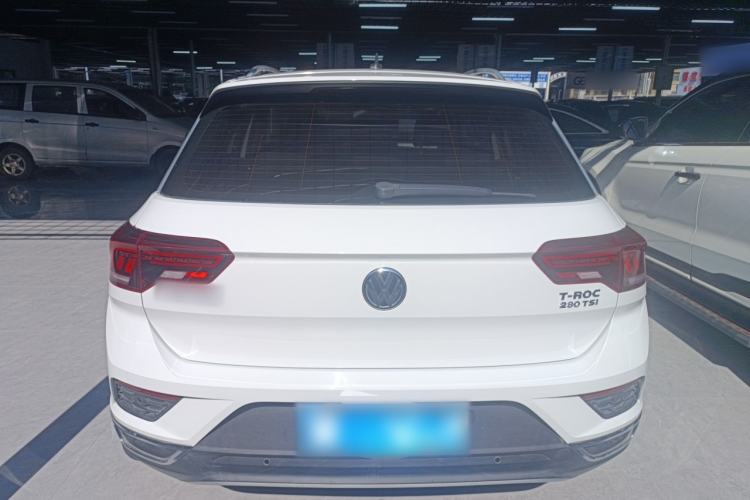 Used Volkswagen T-ROC 2019 280TSI DSG Four-Wheel Drive Luxury Version China V Standard Rear