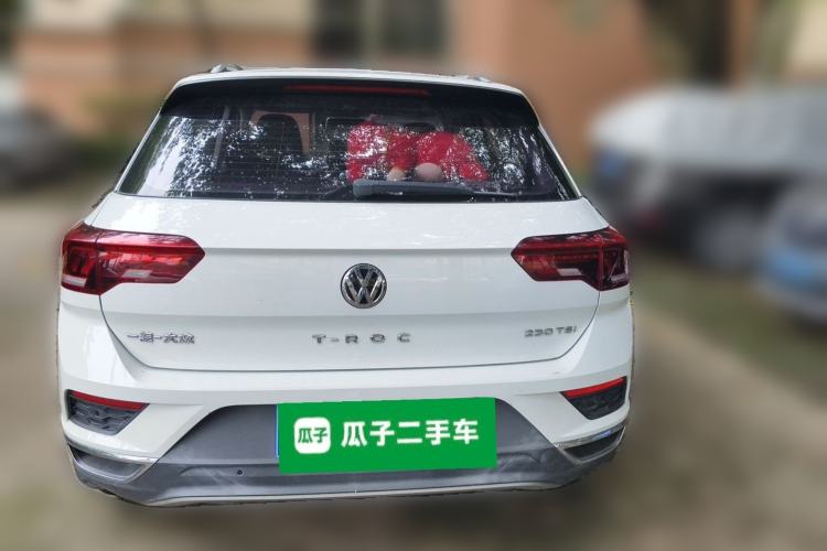 Used Volkswagen T-ROC 2019 230TSI DSG Two-Wheel-Drive Advanced Version China VI Standard Rear