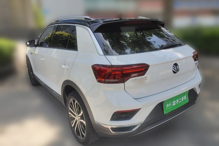 Used Volkswagen T-ROC 2019 280TSI DSG Two-Wheel Drive Comfort Version China VI Standard Rear Left 45 Deg