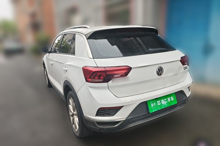 Used Volkswagen T-ROC 2019 280TSI DSG Two-Wheel Drive Advanced Version China VI Standard Rear Left 45 Deg