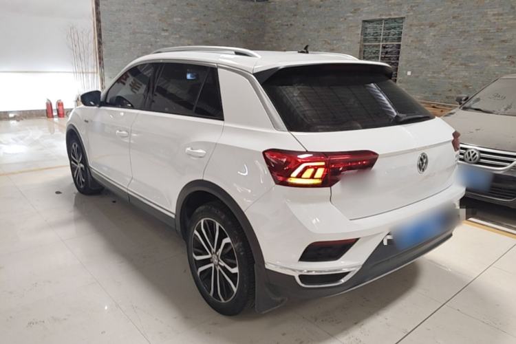 Used Volkswagen T-ROC 2019 280TSI DSG Two-Wheel-Drive Luxury Version China V Emission Standard Rear Left 45 Deg