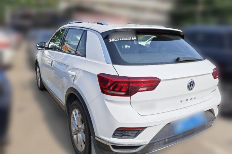 Used Volkswagen T-ROC 2019 230TSI DSG Two-Wheel-Drive Advanced Version China VI Standard Rear Left 45 Deg