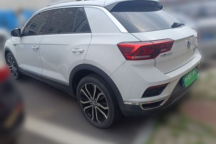 Used Volkswagen T-ROC 2019 280TSI DSG Four-Wheel Drive Luxury Version China V Standard Rear Left 45 Deg