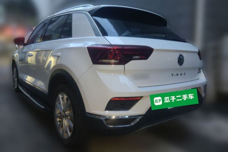 Used Volkswagen T-ROC 2019 230TSI DSG Two-Wheel-Drive Advanced Version China VI Standard Rear Left 45 Deg
