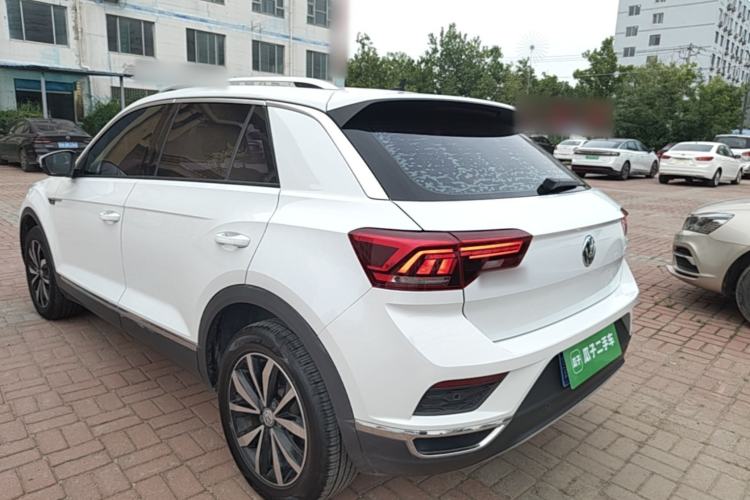 Used Volkswagen T-ROC 2019 280TSI DSG Four-Wheel Drive Comfort Version China V Emission Standard Rear Left 45 Deg