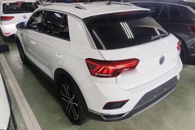 Used Volkswagen T-ROC 2019 280TSI DSG Two-Wheel-Drive Luxury Model China VI Standard Rear Left 45 Deg