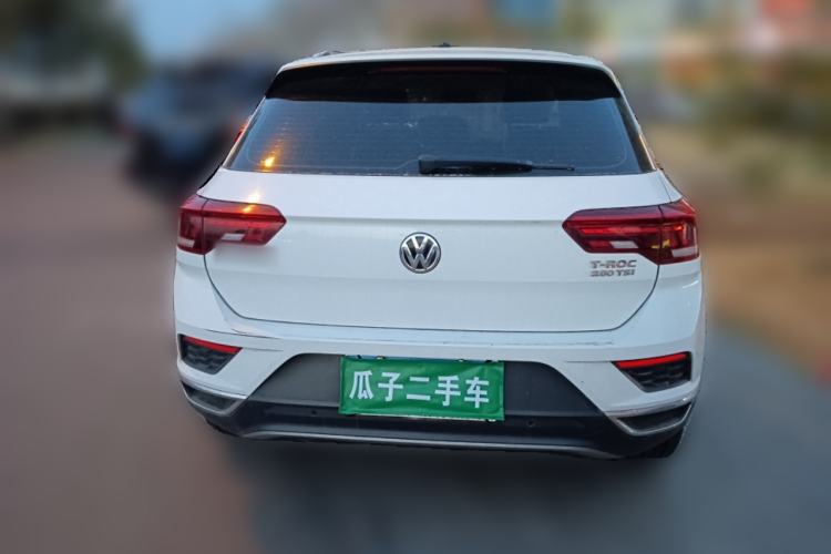 Used Volkswagen T-ROC 2019 280TSI DSG Two-Wheel Drive Comfort Version China VI Standard Rear