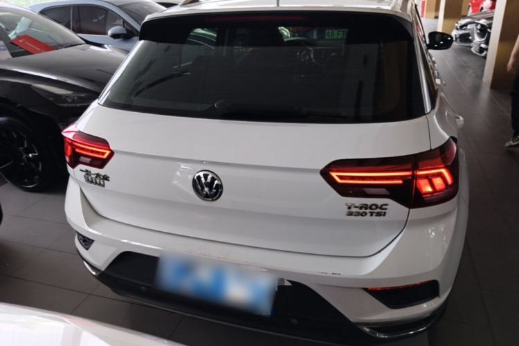 Used Volkswagen T-ROC 2019 230TSI DSG Two-Wheel-Drive Advanced Version China VI Standard Rear