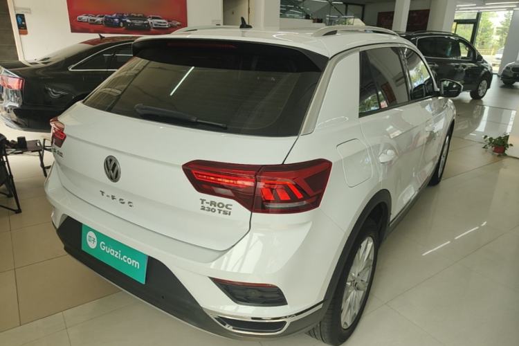 Used Volkswagen T-ROC 2019 230TSI DSG Two-Wheel-Drive Advanced Version China VI Standard Rear Right 45 Deg