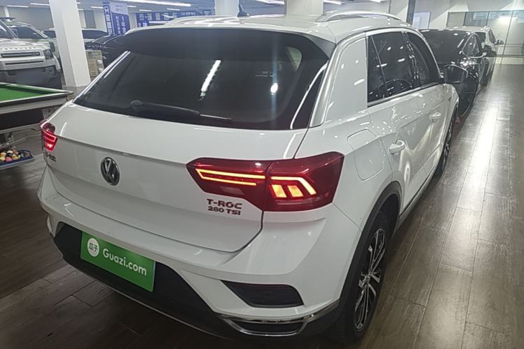 Used Volkswagen T-ROC 2019 280TSI DSG Two-Wheel Drive Comfort Version China VI Standard Rear Right 45 Deg