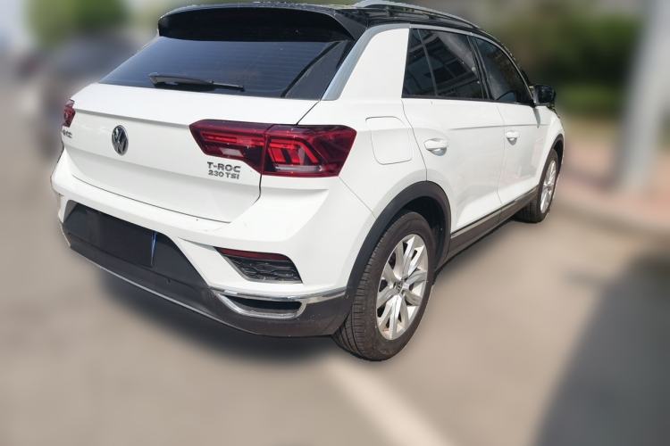 Used Volkswagen T-ROC 2019 230TSI DSG Two-Wheel-Drive Advanced Version China VI Standard Rear Right 45 Deg