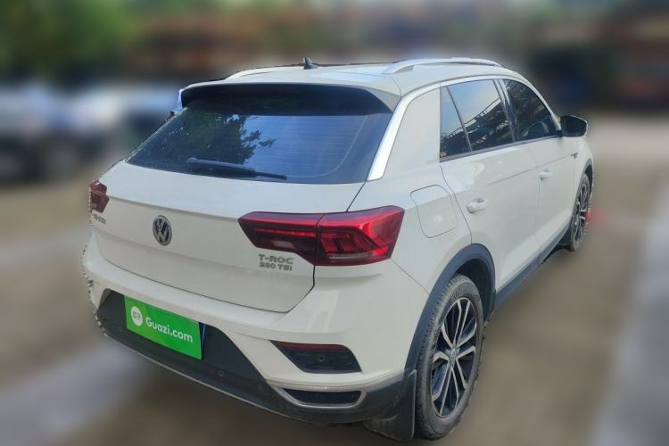 Used Volkswagen T-ROC 2019 280TSI DSG Two-Wheel Drive Comfort Version China VI Standard Rear Right 45 Deg