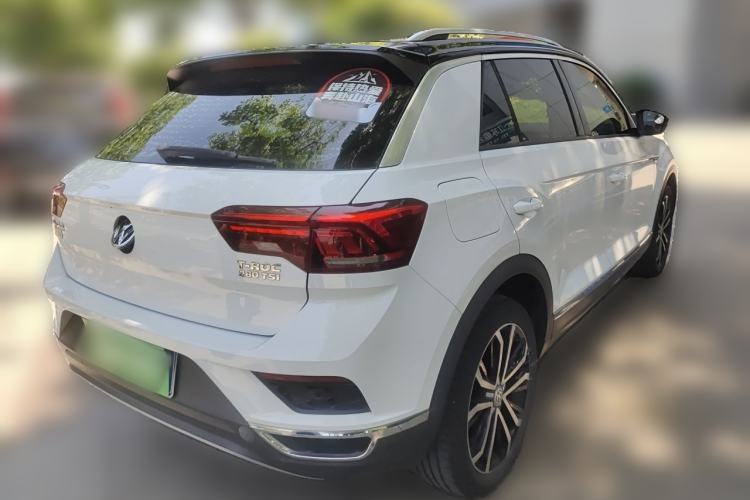 Used Volkswagen T-ROC 2019 280TSI DSG Two-Wheel Drive Comfort Version China VI Standard Rear Right 45 Deg