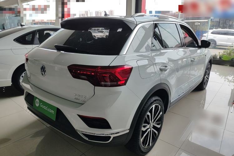 Used Volkswagen T-ROC 2019 280TSI DSG Two-Wheel Drive Comfort Version China VI Standard Rear Right 45 Deg