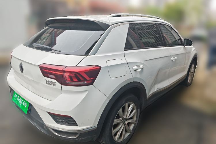 Used Volkswagen T-ROC 2019 280TSI DSG Two-Wheel Drive Advanced Version China VI Standard Rear Right 45 Deg