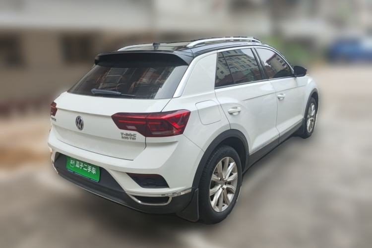 Used Volkswagen T-ROC 2019 230TSI DSG Two-Wheel Drive Advanced Version China V Standard Rear Right 45 Deg