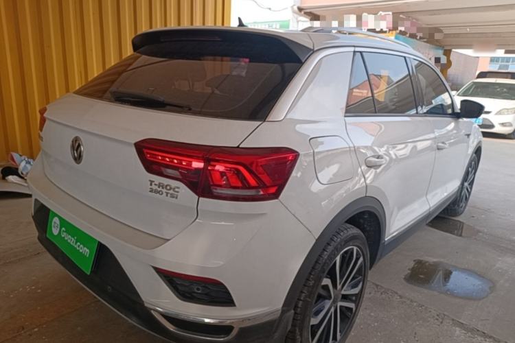 Used Volkswagen T-ROC 2019 280TSI DSG Four-Wheel Drive Luxury Version China V Standard Rear Right 45 Deg