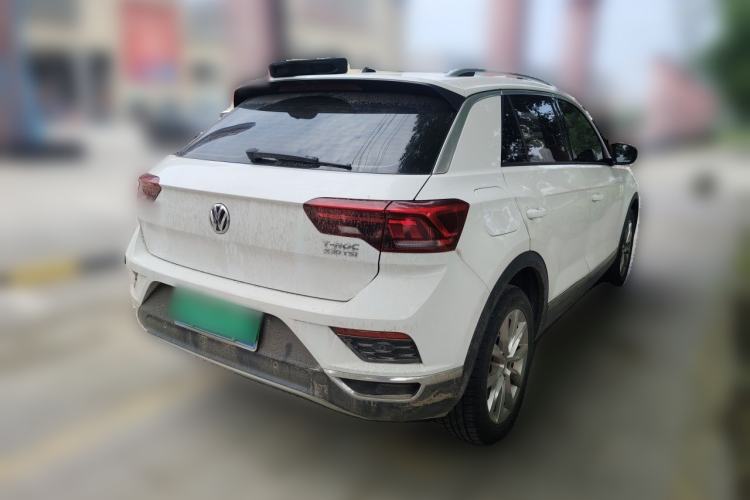 Used Volkswagen T-ROC 2019 230TSI DSG Two-Wheel-Drive Advanced Version China VI Standard Rear Right 45 Deg