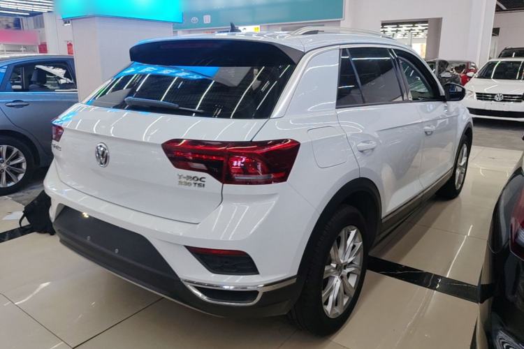 Used Volkswagen T-ROC 2019 230TSI DSG Two-Wheel-Drive Advanced Version China VI Standard Rear Right 45 Deg