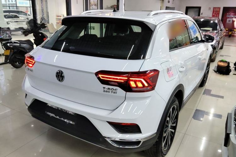 Used Volkswagen T-ROC 2019 280TSI DSG Two-Wheel Drive Comfort Version China VI Standard Rear Right 45 Deg