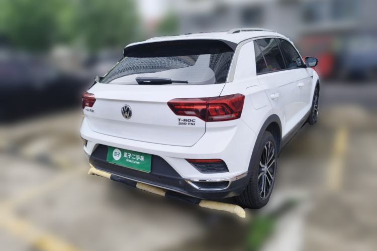 Used Volkswagen T-ROC 2019 280TSI DSG Two-Wheel Drive Comfort Version China VI Standard Rear Right 45 Deg