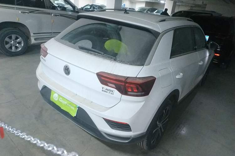 Used Volkswagen T-ROC 2019 280TSI DSG Four-Wheel Drive Luxury Version China V Standard Rear Right 45 Deg