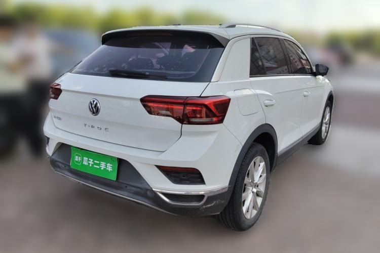 Used Volkswagen T-ROC 2019 230TSI DSG Two-Wheel-Drive Advanced Version China VI Standard Rear Right 45 Deg
