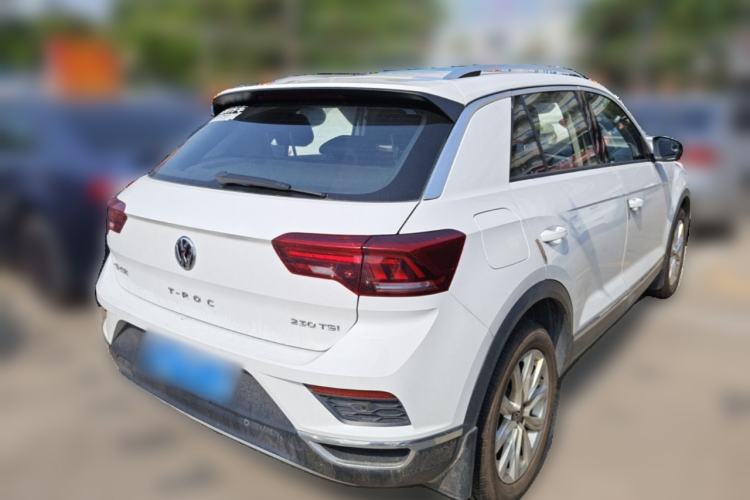 Used Volkswagen T-ROC 2019 230TSI DSG Two-Wheel-Drive Advanced Version China VI Standard Rear Right 45 Deg