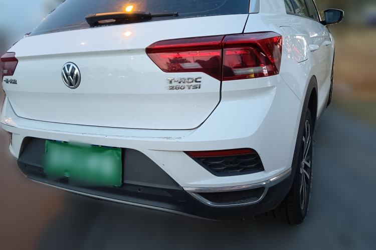 Used Volkswagen T-ROC 2019 280TSI DSG Two-Wheel Drive Comfort Version China VI Standard Rear Right 45 Deg