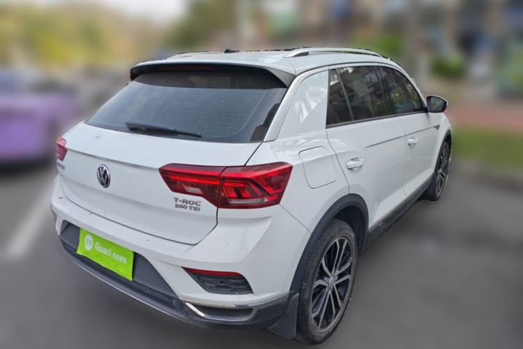 Used Volkswagen T-ROC 2019 280TSI DSG Two-Wheel Drive Comfort Version China VI Standard Rear Right 45 Deg