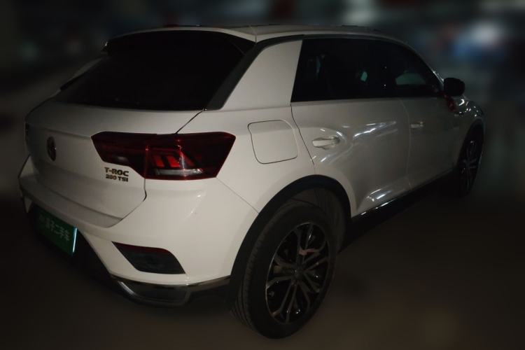 Used Volkswagen T-ROC 2019 280TSI DSG Two-Wheel Drive Comfort Version China VI Standard Rear Right 45 Deg