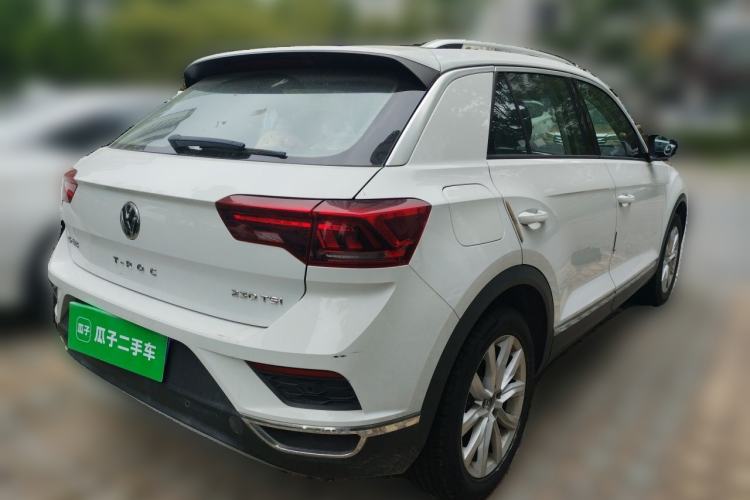 Used Volkswagen T-ROC 2019 230TSI DSG Two-Wheel-Drive Advanced Version China VI Standard Rear Right 45 Deg