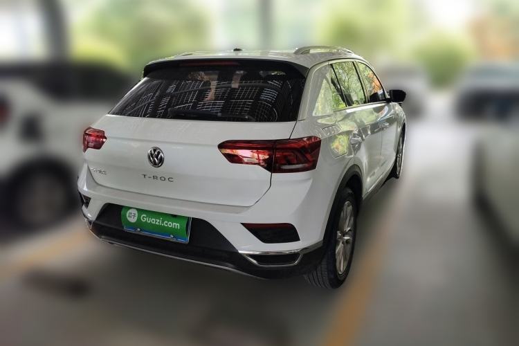 Used Volkswagen T-ROC 2019 280TSI DSG Two-Wheel Drive Comfort Version China VI Standard Rear Right 45 Deg