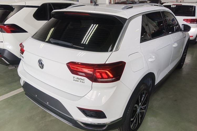 Used Volkswagen T-ROC 2019 280TSI DSG Two-Wheel-Drive Luxury Model China VI Standard Rear Right 45 Deg