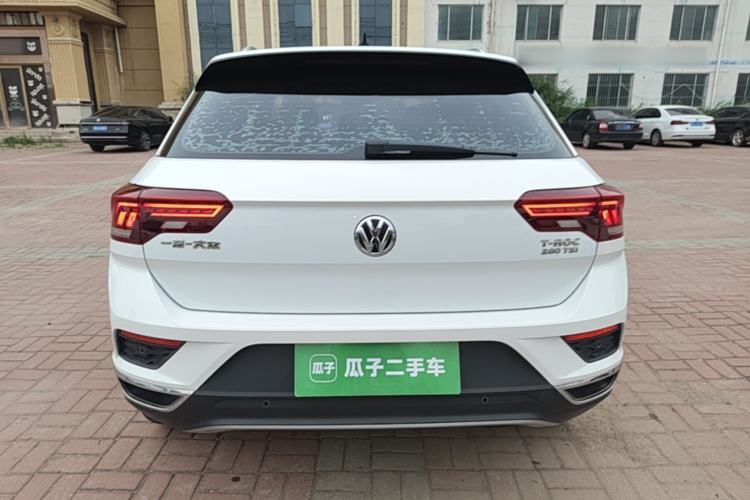 Used Volkswagen T-ROC 2019 280TSI DSG Four-Wheel Drive Comfort Version China V Emission Standard Rear