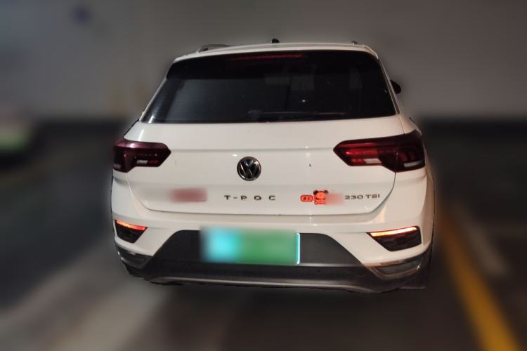 Used Volkswagen T-ROC 2019 230TSI DSG Two-Wheel-Drive Advanced Version China VI Standard Rear