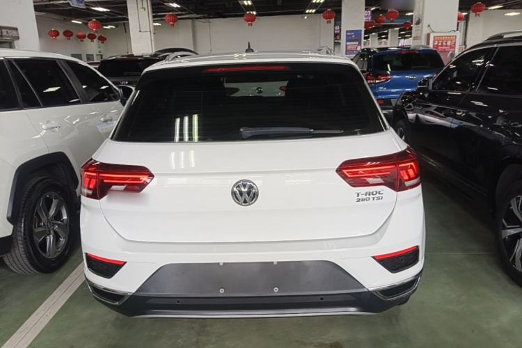 Used Volkswagen T-ROC 2019 280TSI DSG Two-Wheel-Drive Luxury Model China VI Standard Rear