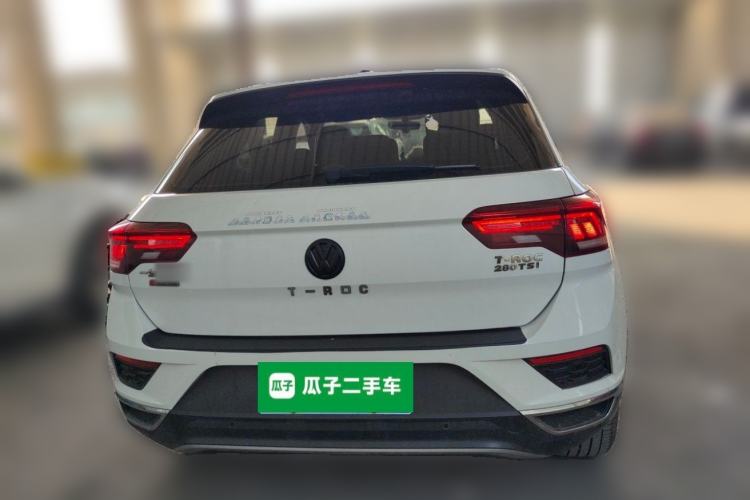 Used Volkswagen T-ROC 2019 280TSI DSG Four-Wheel Drive Luxury Version China V Standard Rear