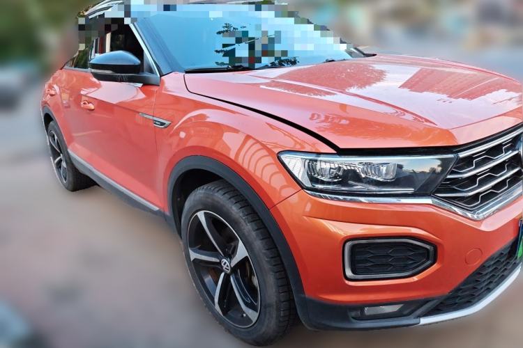 Used Volkswagen T-ROC 2019 280TSI DSG Two-Wheel Drive Comfort Version China V Emission Standard Front Right 45 Deg