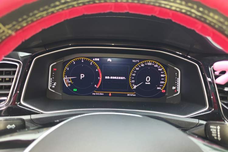 Used Volkswagen T-ROC 2019 280TSI DSG Two-Wheel Drive Comfort Version China VI Standard Instrument Cluster