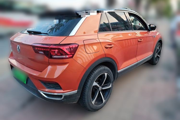 Used Volkswagen T-ROC 2019 280TSI DSG Two-Wheel Drive Comfort Version China V Emission Standard Rear Right 45 Deg