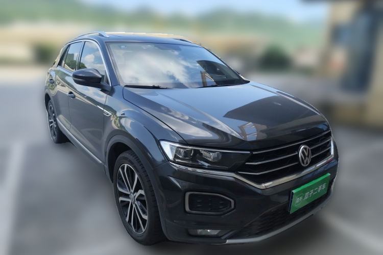 Used Volkswagen T-ROC 2020 280TSI DSG Two-Wheel Drive Comfort Version Front Right 45 Deg