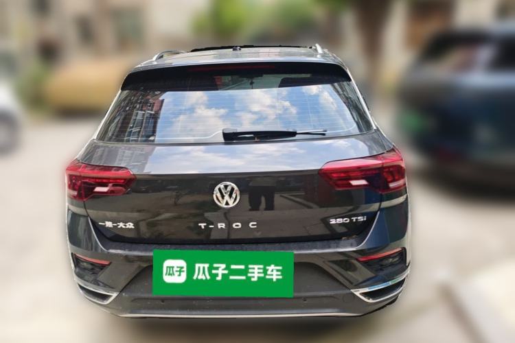 Used Volkswagen T-ROC 2020 280TSI DSG Two-Wheel Drive Comfort Version Rear