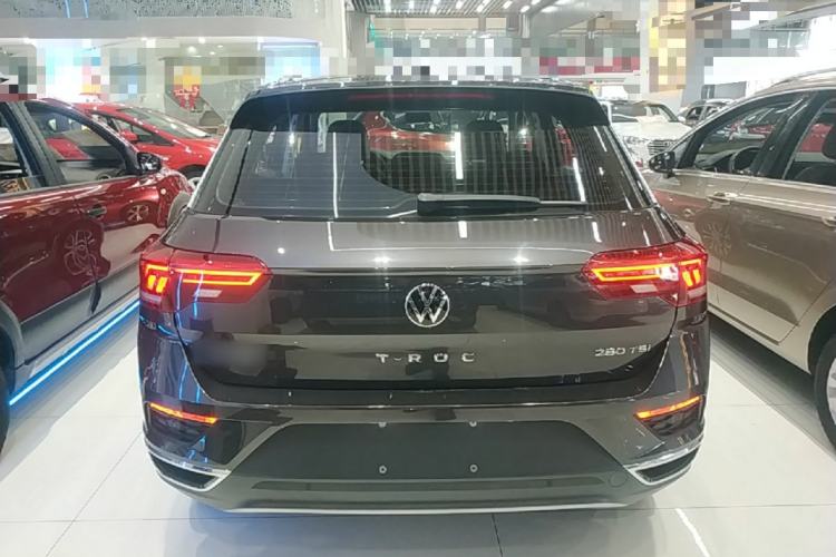 Used Volkswagen T-ROC 2020 280TSI DSG Two-Wheel Drive Comfort Version Rear