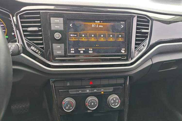 Used Volkswagen T-ROC 2020 280TSI DSG Two-Wheel Drive Comfort Version Audio And AC Panel